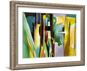 Abstract Variation-Hyunah Kim-Framed Art Print