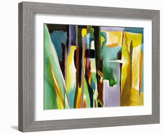 Abstract Variation-Hyunah Kim-Framed Art Print