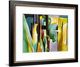 Abstract Variation-Hyunah Kim-Framed Art Print