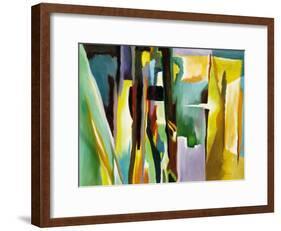 Abstract Variation-Hyunah Kim-Framed Art Print