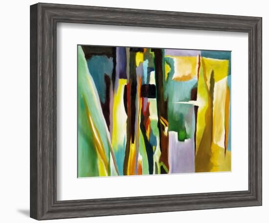 Abstract Variation-Hyunah Kim-Framed Art Print