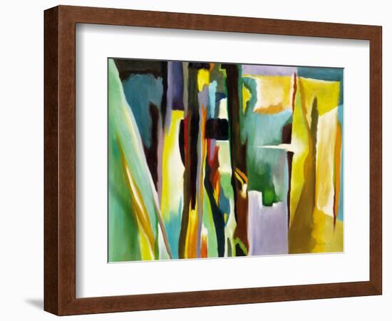 Abstract Variation-Hyunah Kim-Framed Art Print