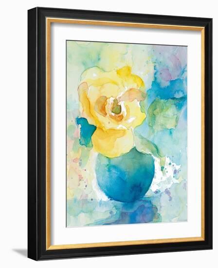 Abstract Vase of Flowers I-Lanie Loreth-Framed Art Print