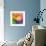 Abstract Vibrant Triangles-art_of_sun-Framed Premium Giclee Print displayed on a wall