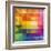 Abstract Vibrant Triangles-art_of_sun-Framed Art Print