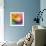 Abstract Vibrant Triangles-art_of_sun-Framed Art Print displayed on a wall