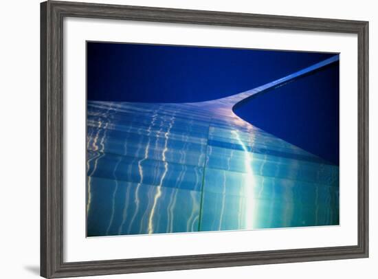 Abstract view of St. Louis Arch from below, MO-null-Framed Photographic Print