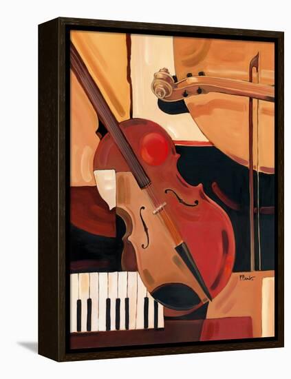Abstract Violin-Paul Brent-Framed Stretched Canvas