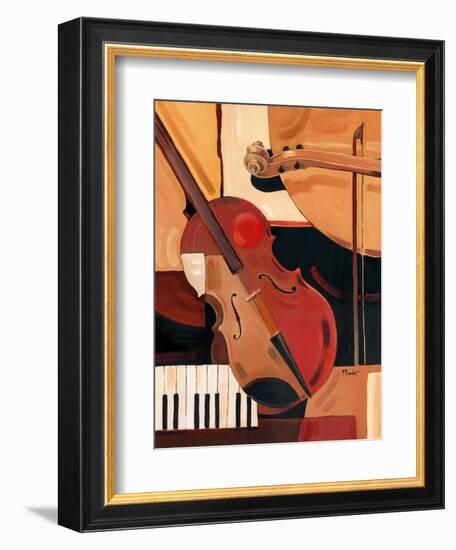 Abstract Violin-Paul Brent-Framed Art Print