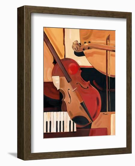 Abstract Violin-Paul Brent-Framed Premium Giclee Print