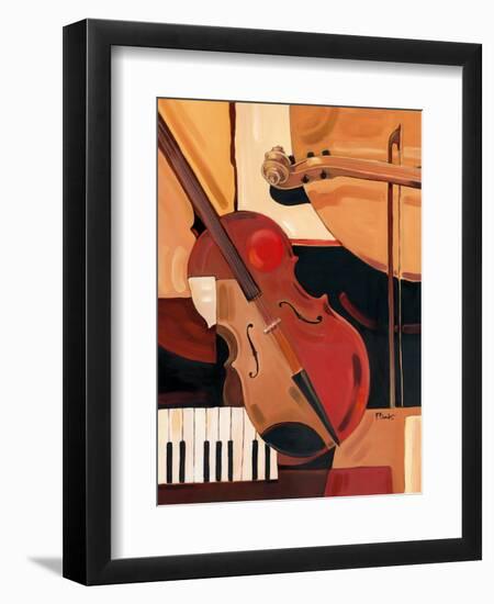 Abstract Violin-Paul Brent-Framed Premium Giclee Print