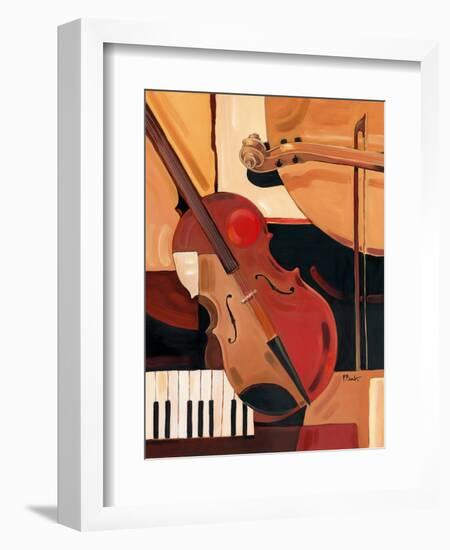 Abstract Violin-Paul Brent-Framed Premium Giclee Print