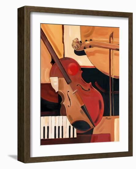 Abstract Violin-Paul Brent-Framed Art Print