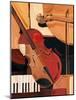 Abstract Violin-Paul Brent-Mounted Art Print