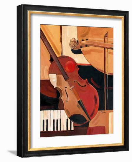 Abstract Violin-Paul Brent-Framed Art Print