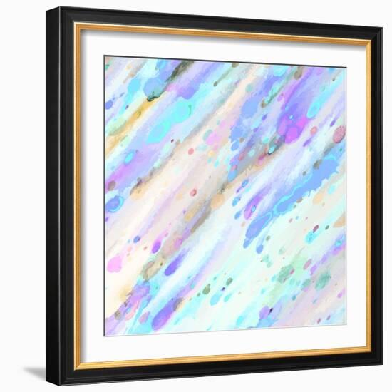 Abstract Watercolor Background.-Elena Medvedeva-Framed Art Print