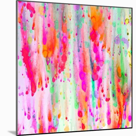 Abstract Watercolor Background.-Elena Medvedeva-Mounted Art Print