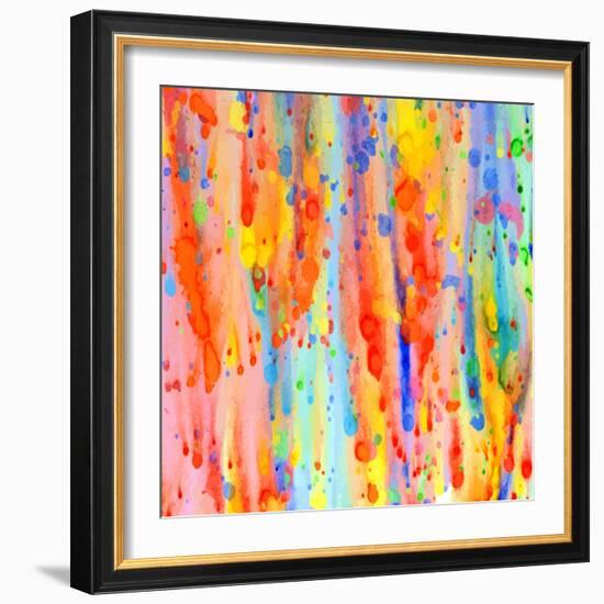 Abstract Watercolor Background.-Elena Medvedeva-Framed Premium Giclee Print