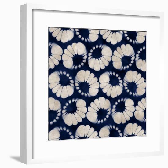 Abstract Watercolor-Dyed Floral Motif. Seamless Pattern.-cepera-Framed Premium Giclee Print