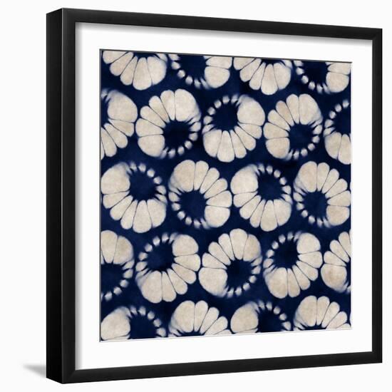 Abstract Watercolor-Dyed Floral Motif. Seamless Pattern.-cepera-Framed Premium Giclee Print