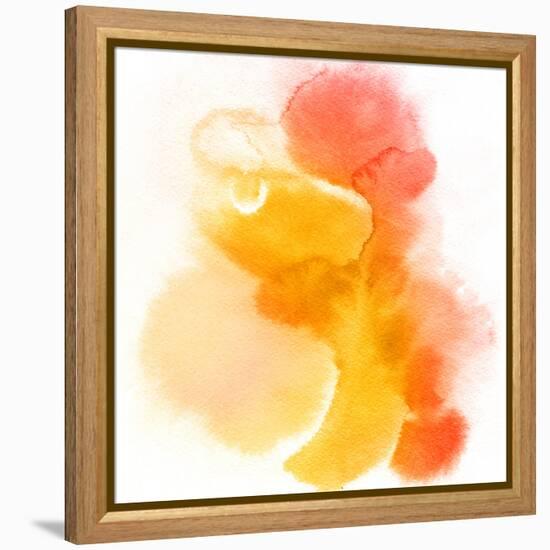 Abstract Watercolor Hand Painted Background-katritch-Framed Stretched Canvas