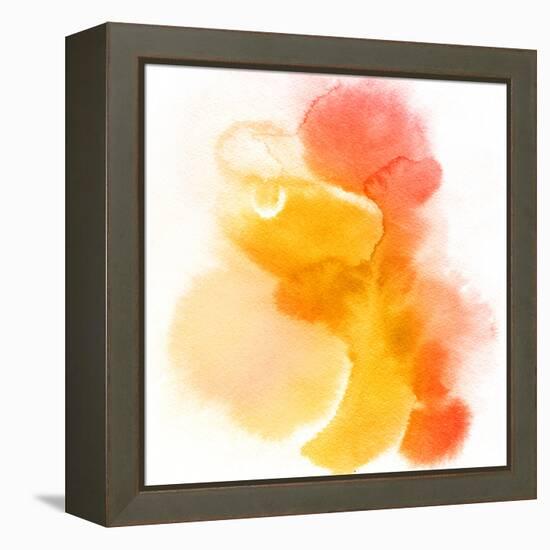 Abstract Watercolor Hand Painted Background-katritch-Framed Stretched Canvas