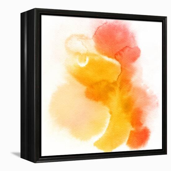 Abstract Watercolor Hand Painted Background-katritch-Framed Stretched Canvas