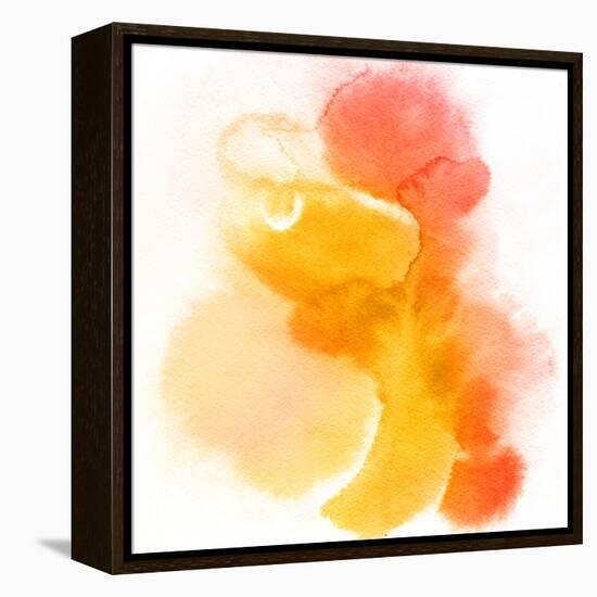 Abstract Watercolor Hand Painted Background-katritch-Framed Stretched Canvas