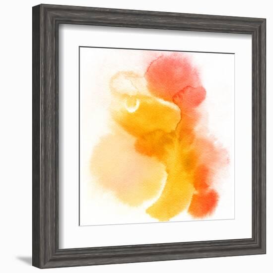 Abstract Watercolor Hand Painted Background-katritch-Framed Art Print