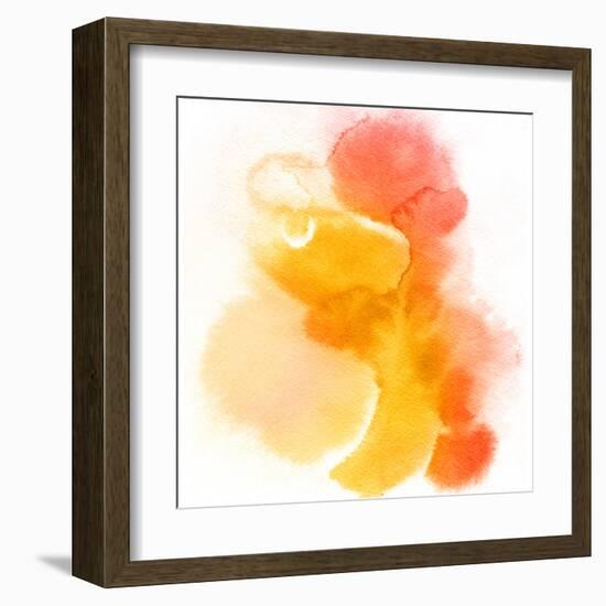 Abstract Watercolor Hand Painted Background-katritch-Framed Art Print