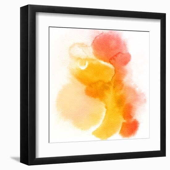 Abstract Watercolor Hand Painted Background-katritch-Framed Art Print