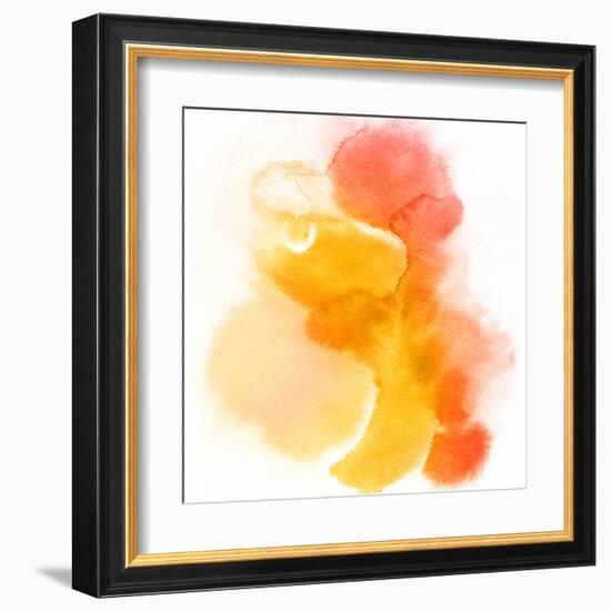 Abstract Watercolor Hand Painted Background-katritch-Framed Art Print