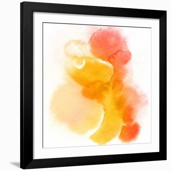 Abstract Watercolor Hand Painted Background-katritch-Framed Giclee Print