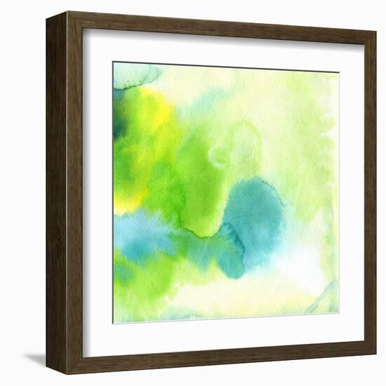 Abstract Watercolor Hand Painted Background-katritch-Framed Art Print