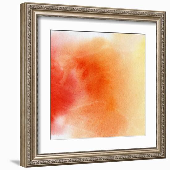 Abstract Watercolor Hand Painted Background-katritch-Framed Art Print