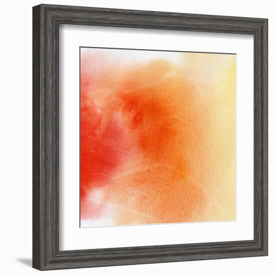 Abstract Watercolor Hand Painted Background-katritch-Framed Art Print