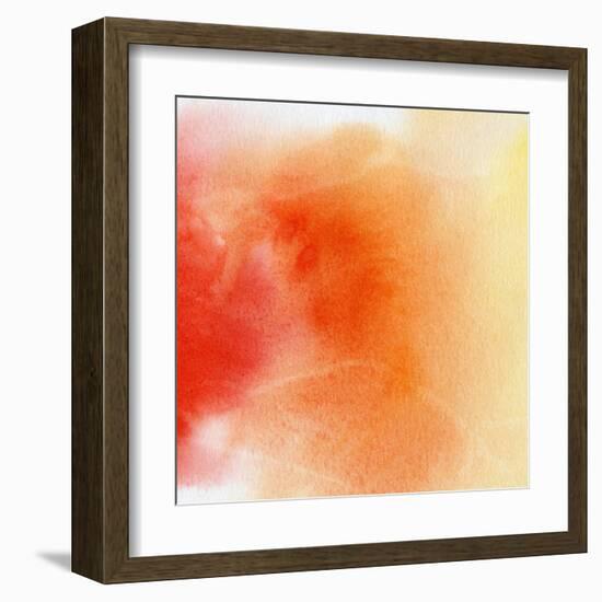 Abstract Watercolor Hand Painted Background-katritch-Framed Art Print