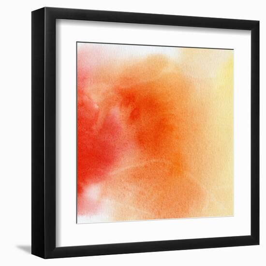 Abstract Watercolor Hand Painted Background-katritch-Framed Art Print