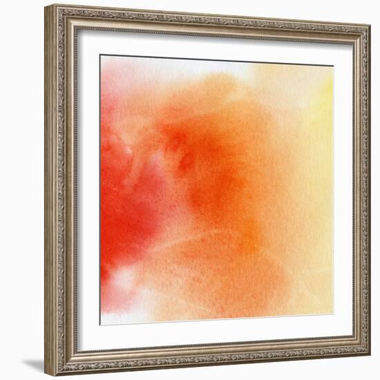 Abstract Watercolor Hand Painted Background-katritch-Framed Art Print