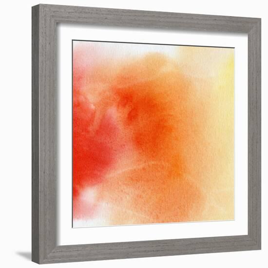 Abstract Watercolor Hand Painted Background-katritch-Framed Art Print