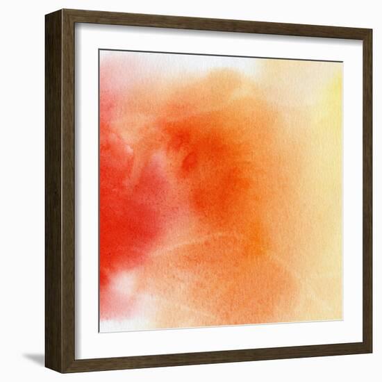 Abstract Watercolor Hand Painted Background-katritch-Framed Art Print