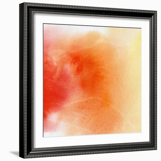 Abstract Watercolor Hand Painted Background-katritch-Framed Art Print