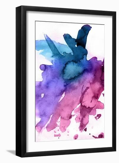 Abstract Watercolor Hand Painted Background-katritch-Framed Art Print