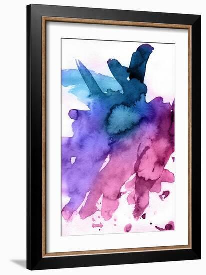 Abstract Watercolor Hand Painted Background-katritch-Framed Art Print