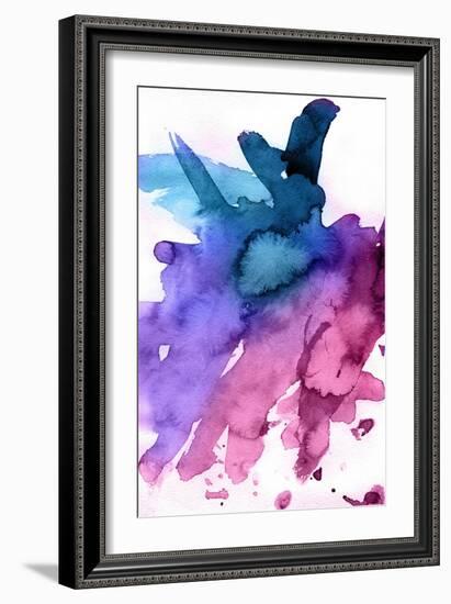 Abstract Watercolor Hand Painted Background-katritch-Framed Art Print