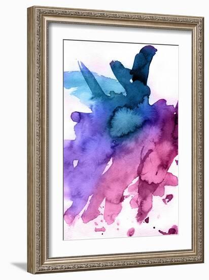 Abstract Watercolor Hand Painted Background-katritch-Framed Premium Giclee Print