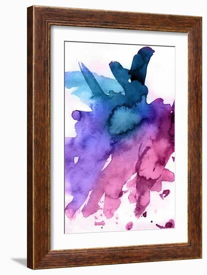 Abstract Watercolor Hand Painted Background-katritch-Framed Premium Giclee Print