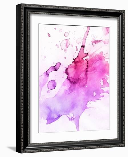 Abstract Watercolor Hand Painted Background-katritch-Framed Art Print