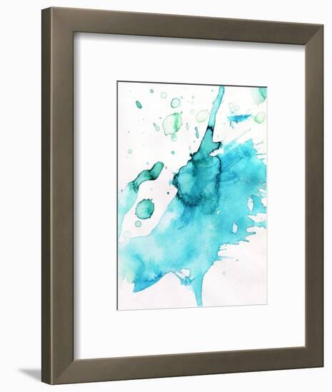 Abstract Watercolor Hand Painted Background-katritch-Framed Art Print