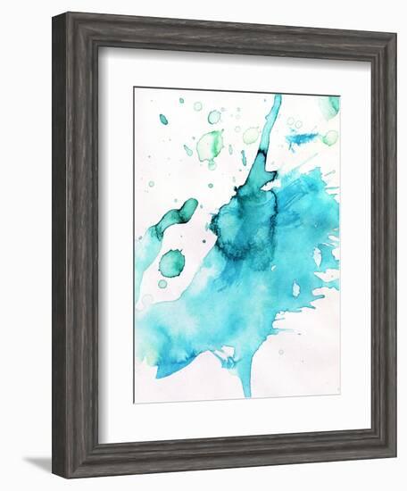 Abstract Watercolor Hand Painted Background-katritch-Framed Art Print